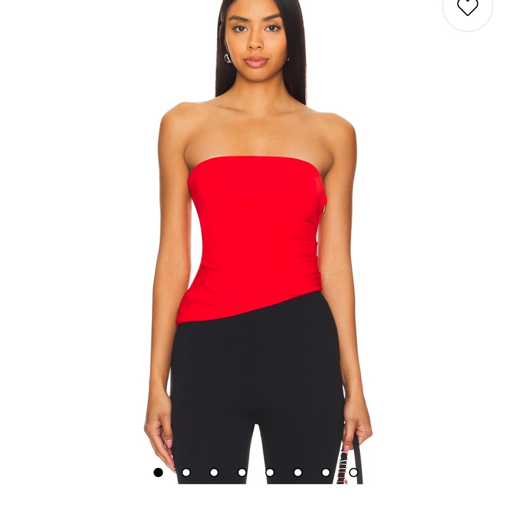 Lover’s and friend’s Brodie Red Strapless Women's Top